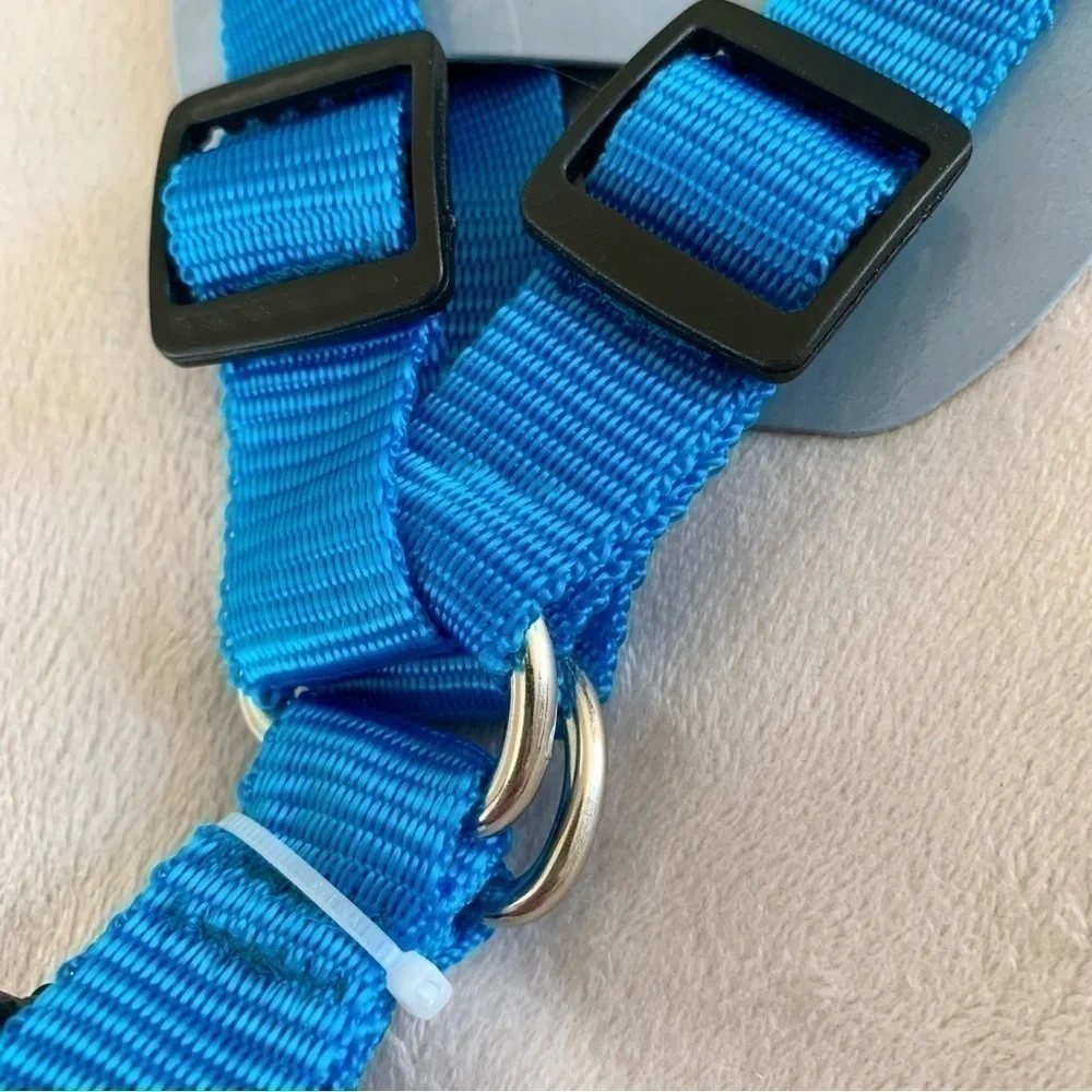 Greenbriar Kennel Club Adjustable Dog Harness Nylon Blue Size Large Chest 20-26